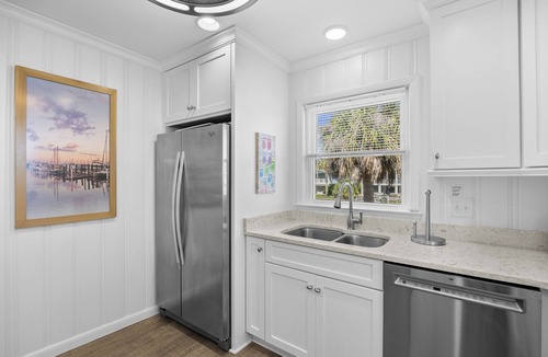 Litchfield by the Sea House | Canal Front Beach House, Screened Porch, 2 TV Dens, Dock, Short Block from Beach