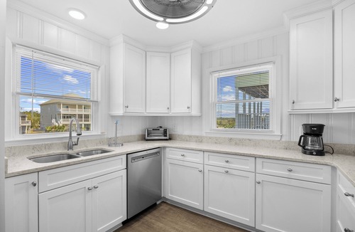 Litchfield by the Sea House | Canal Front Beach House, Screened Porch, 2 TV Dens, Dock, Short Block from Beach
