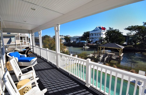 Litchfield by the Sea House | Canal Front - South Litchfield Beach - Private Dock/Pool