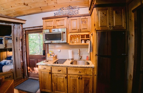 Blue Ridge Cabin | Canopy Blue Luxury Treehouse *hot tub, fire pit, swing bed, amazing views*