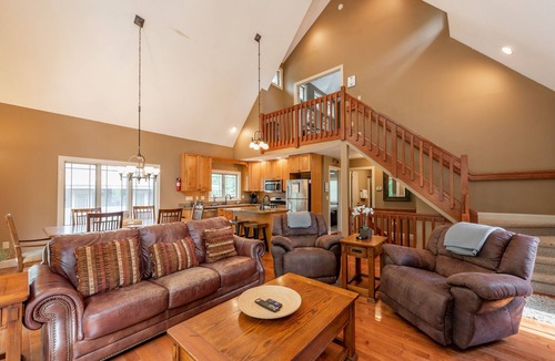 McHenry House | Central Lake Gem w/Dock & Hot Tub