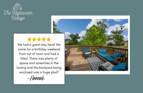North Nashville House | Centrally Located Cozy Pet Friendly Cottage
