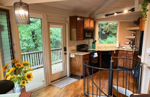 Big Canoe Ski Chalet | Chalet 141 - Peaceful wooded views, cozy interiors, plus wifi!