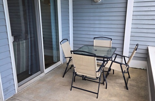 Spring Lake Condo | Charming 1 bedroom, 1 bathroom condo with spacious kitchen and walkout patio