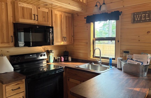 Gwinn Cabin | Charming 3-bedroom cabin in Gwinn - Snowmobile & ATV Trailhead - Pet Friendly