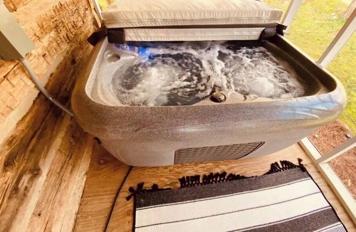 Piper Gap Cabin | Charming and modernized 1800's Creekside Cabin w/Hot Tub and 5 minutes to I-77