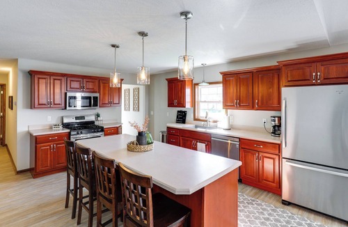 Big Rapids House | Charming Stanwood Home on Muskegon River!