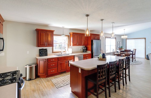 Big Rapids House | Charming Stanwood Home on Muskegon River!