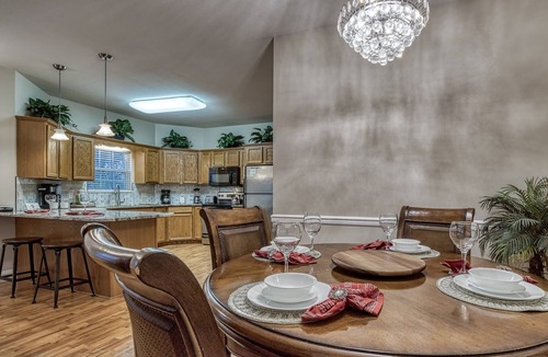 Pigeon Forge Cottage | Close to Pigeon Forge one story City Night time Views-Hot tub-Foosball table