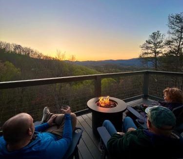 Sevierville House | Cloudchaser Cabin, Private, New Cabin, 2 Kings, Cozy, Modern, Hot Tub, View, Theater