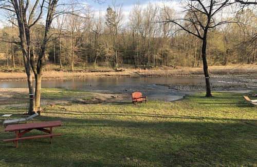Norman Cabin | Collier Creek Wedding barn & 3 Cabins bundle on a beautiful creek