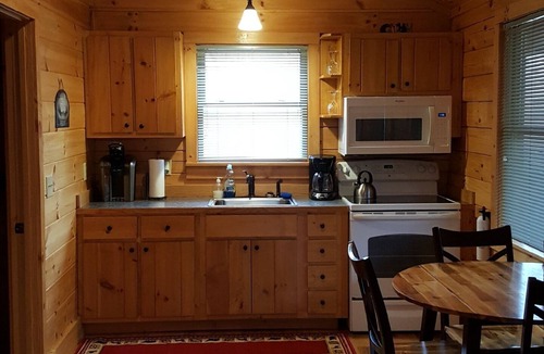 Hillsville Cabin | Comfy WATERFRONT escape awaits at Bear Creek Cabin near BR Parkway & I-77