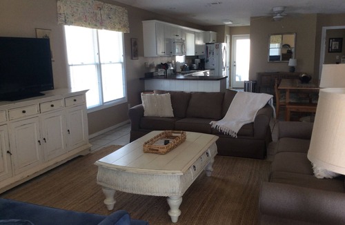 Fort Morgan House | Conveniently located between beach & community pools, tennis court; dog friendly