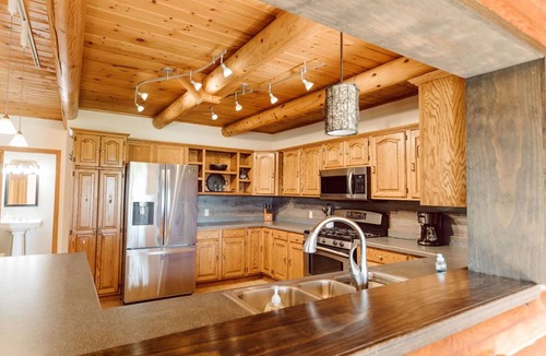 Sault Ste. Marie House | Country Living Custom Built Log Home with Hot Tub and Sauna