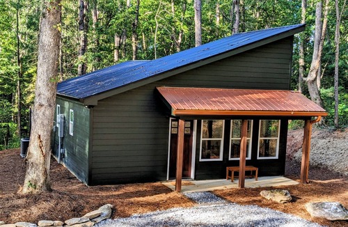 Sautee Nacoochee Cottage | Couples Getaway | Dual-Head Shower for Two