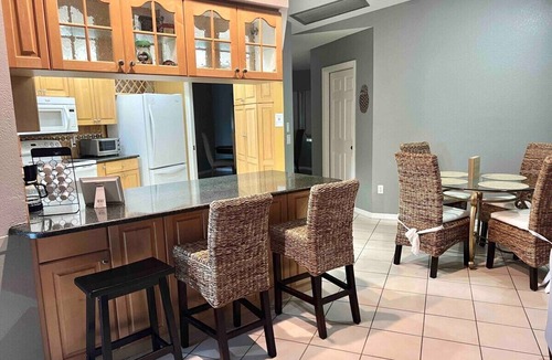 Englewood East House | Covered Heated Pool Included! Only 12 Min Drive to Beach!