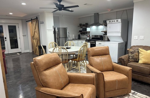 College Hill Apartment | Cozy Basement Suite with Private Patio and Fire Pit