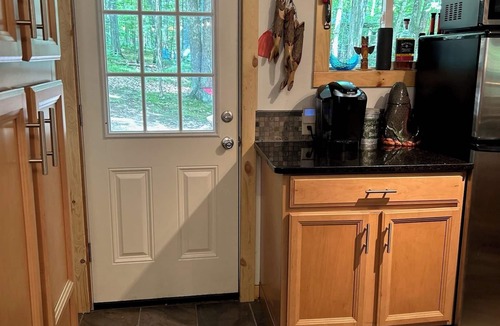 Elcho Cabin | Cozy cabin just steps away from Upper Post Lake. Pet friendly with a small fee!