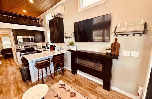 Morganton House | Cozy Cottage at Waterside Tiny Home & RV Community
