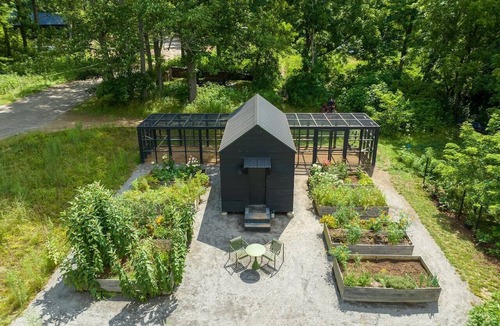 Asheville Cabin | Cozy Couples Retreat | Private Hot Tub | Gardens | Firelight at Shope Creek