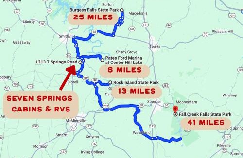 Smithville House | Cozy Creekside Cabin Near Waterfalls, Hiking, Fire Pit