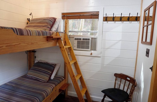 Ellijay Cabin | Cozy FOX DEN private solo cabin at Mulberry Gap Adventure Basecamp in Ellijay!