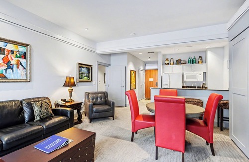 Bay Harbor Condo | Cozy Lodge Suite 258 in Bay Harbor, MI—ideal for couples seeking a relaxing getaway.