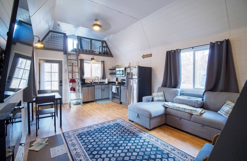 Poland Cabin | Cozy Lofted Cabin #3 at Cataract Lake Getaway