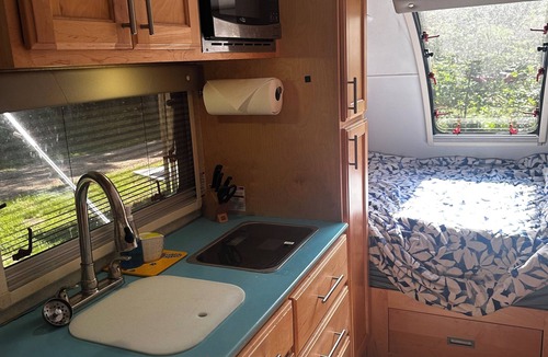 Janesville House | Cozy RV on 149 acres in Charleston with AC, WiFi, and eight miles of trails!