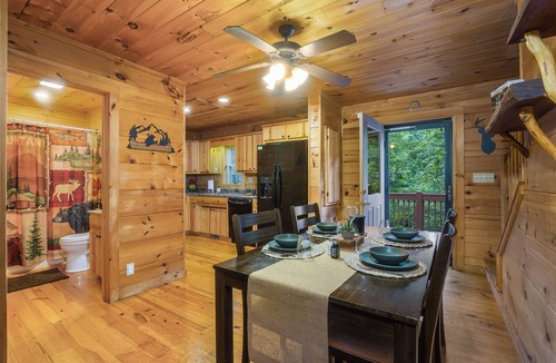 Wardensville Cabin | Creekside Cabin Retreat - Hot Tub, Treehouse, Fire Pit, Near Lost River WV