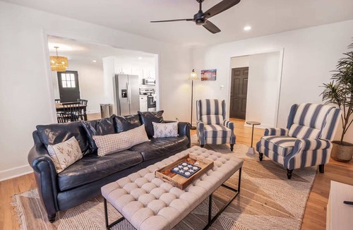 North Charleston House | Creola Charm - 3BR, 2BA with Hot Tub, Fire pit and Washer/Dryer