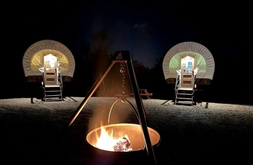 Lancaster House | Cute Caravan Nestled Amidst Trees in Danville, Kentucky