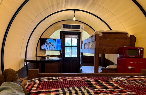 Lancaster House | Cute Caravan Nestled Amidst Trees in Danville, Kentucky