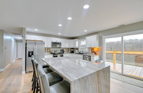 Danville House | Danville Herrington Lake Retreat w/ Deck & Hot Tub