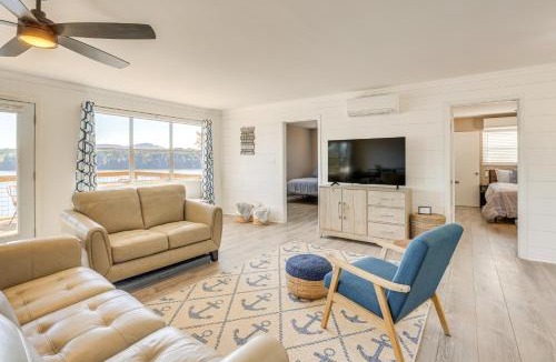 Shelby House | Decks & Boat Dock: 'The View on Lay Lake!'