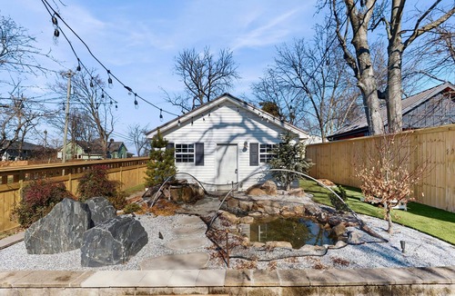 Shelby Hills House | Delightful updated home with furnished patio, washer/dryer, & AC