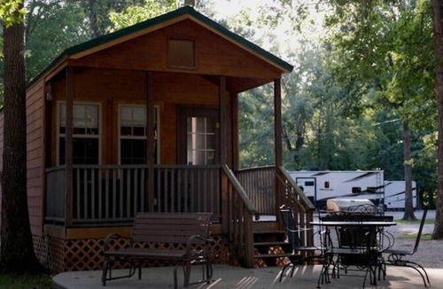Manchester Cabin | Deluxe Cabin (w/Bathroom) - Better than a motel! Enjoy camping in comfort!