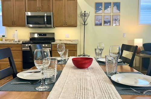 Cadillac Cottage | Destination Leisure – Cottage B, 2BR Next to Mitchell State Park Campground