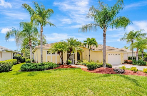 Herons Glen House | Dog-friendly water-view getaway with private pool, on-site golf & fitness center