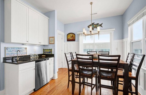 North Carolina Coast House | Dolphin Watch | Oceanfront Pet-Friendly Beach House w/Private Elevator
