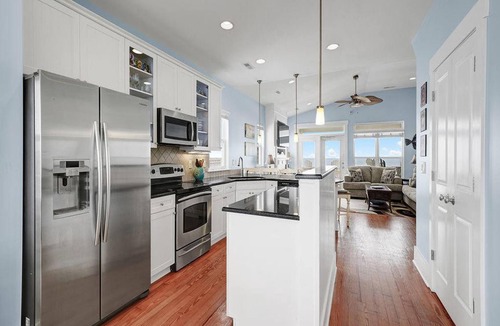 North Carolina Coast House | Dolphin Watch | Oceanfront Pet-Friendly Beach House w/Private Elevator