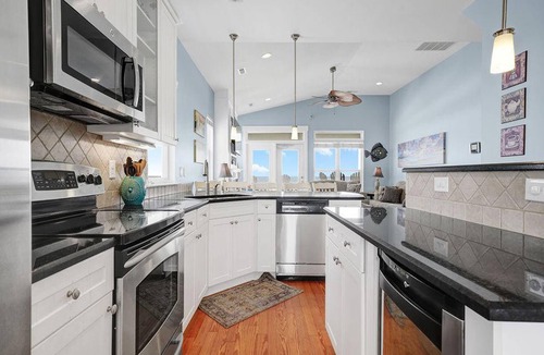 North Carolina Coast House | Dolphin Watch | Oceanfront Pet-Friendly Beach House w/Private Elevator