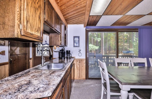 St Germain House | Elbert’s Resort lakeside cabin with dock and Timber’s bar and grill on site!