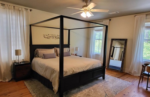 Chattahoochee Hills House | Enjoy Sunset's from our Townhouse in Serenbe's Crossroads Hamlet.