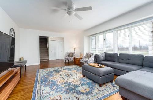 Bridgman House | Epic Indoor Pool w/slide & hot tub close to beach