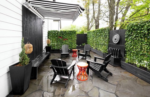 Downtown Apartment | Escape the ordinary and indulge in your own private, cozy oasis at this modern studio walk-up with private secret garden, bike storage and bike wash station.