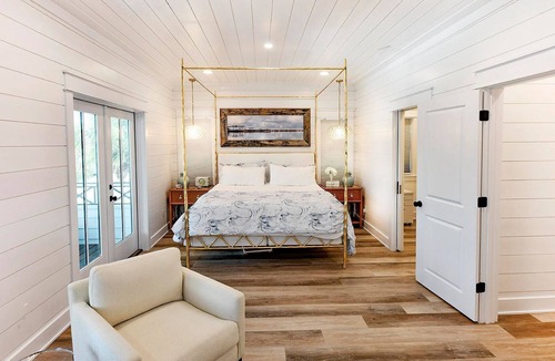 Seagrove Beach Villa | Escape to a stunning vacation home with modern design and a private pool oasis.