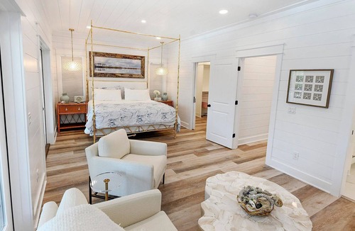 Seagrove Beach Villa | Escape to a stunning vacation home with modern design and a private pool oasis.