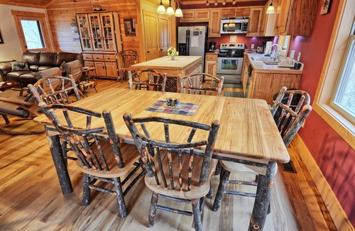 Warrensville Cabin | Experience comfort at Incommunicado in Warrensville, NC—a cozy 4-bedroom cabin for 10!
