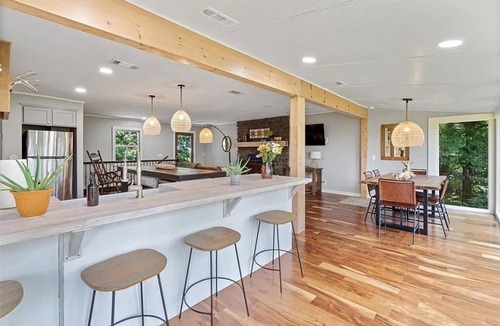 Rogers House | Family sized cozy mountain cabin with lake views from both sides of the house!